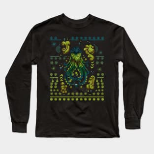 Ugly Christmas Sweater: Cthulhu Long Sleeve T-Shirt